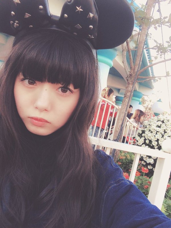 ディズニーを訪れた市川美織