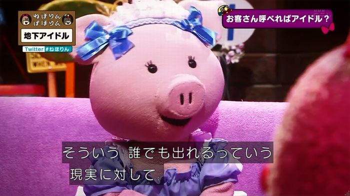 ねほりん 地下アイドル回のキャプ250