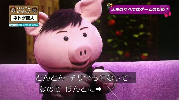 ねほりんネトゲ廃人のキャプ143