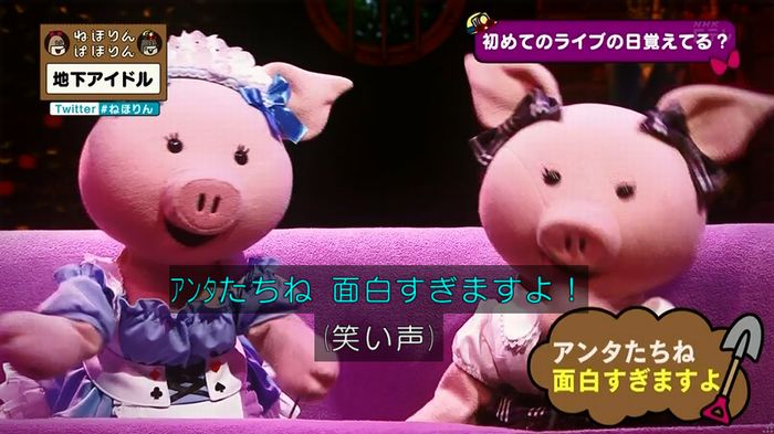 ねほりん 地下アイドル回のキャプ340