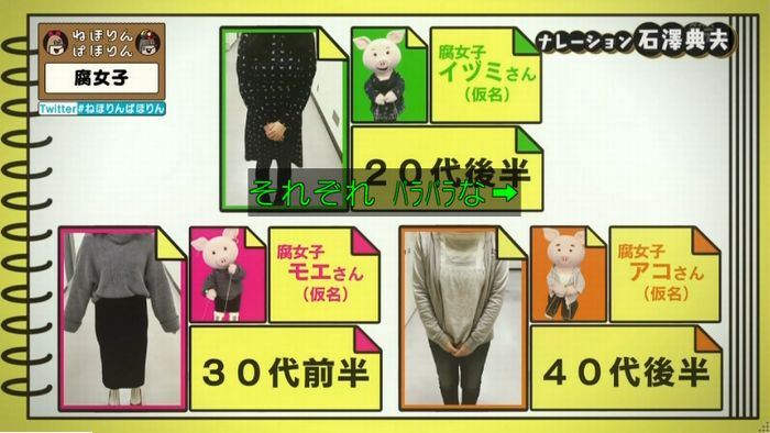 ねほりん腐女子回のキャプ50