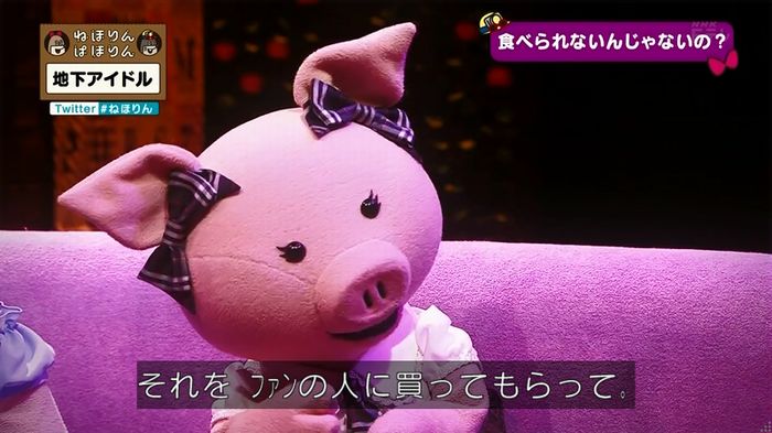 ねほりん 地下アイドル回のキャプ130