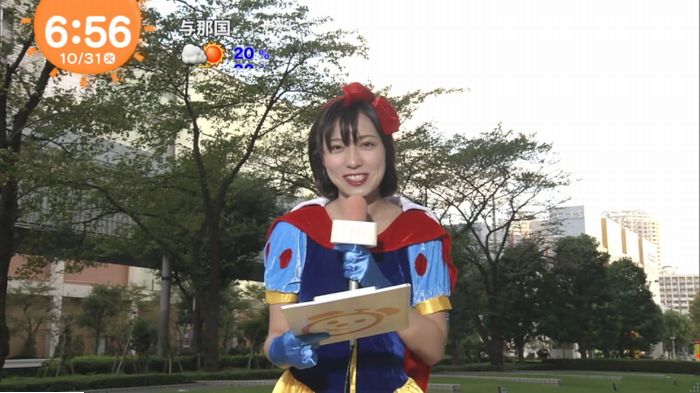めざましハロウィンコスプレのキャプ2