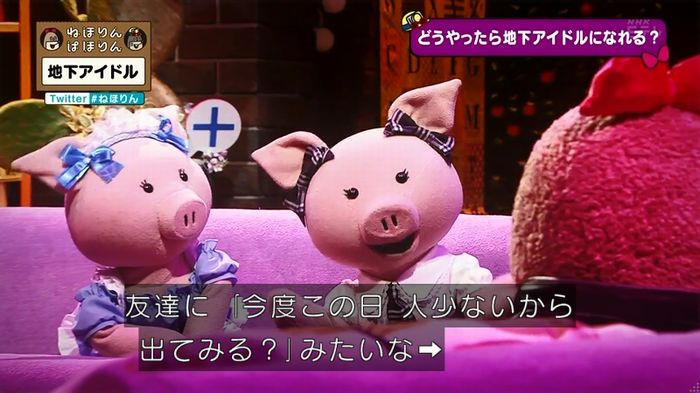 ねほりん 地下アイドル回のキャプ190
