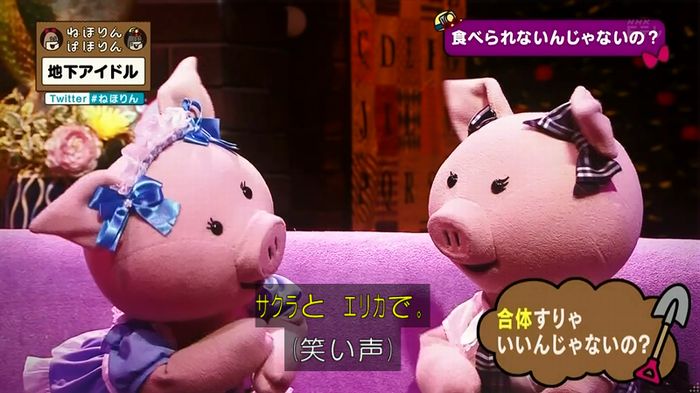 ねほりん 地下アイドル回のキャプ121