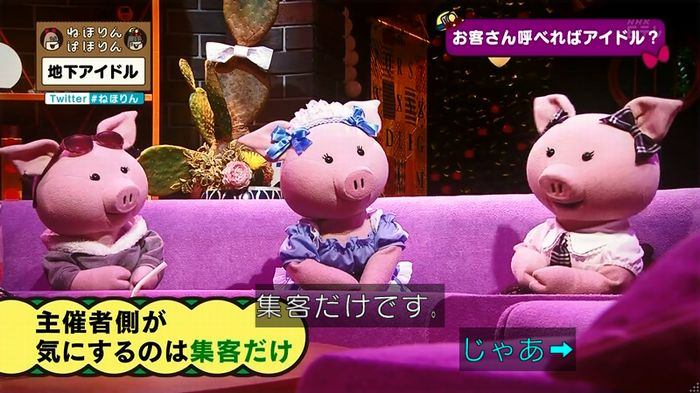 ねほりん 地下アイドル回のキャプ242