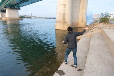 淀川の水